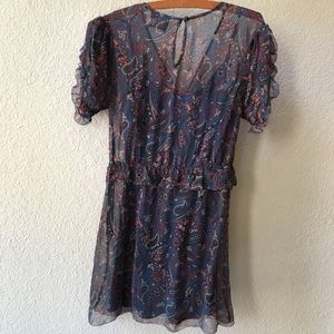 [Juicy Couture ] 🎉 H.P. 🎉 Sheer Paisley Dress